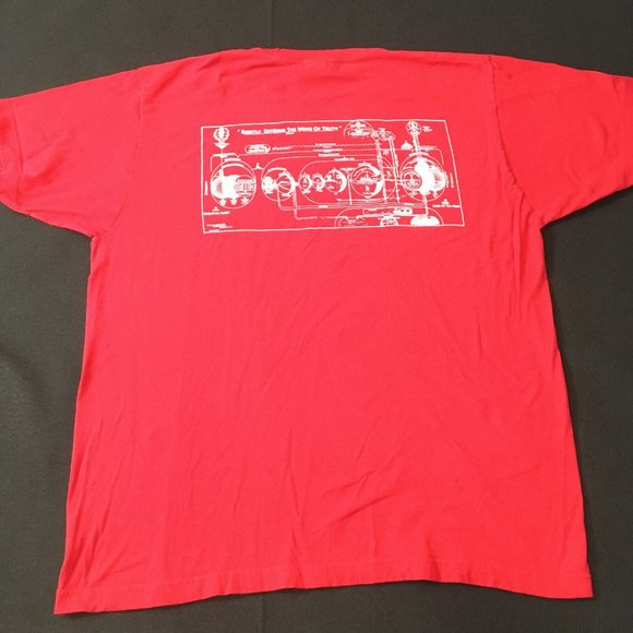 #81 Tultex Bible Believers King James Bible 1611 Short Sleeve Mens T-shirt Sz XL - Picture 7 of 7